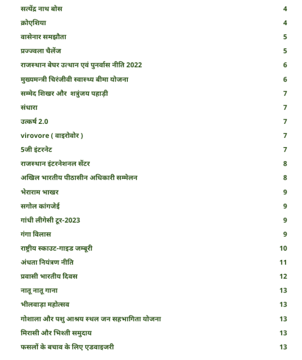 Rajasthan Current Affairs January 2023 (Hindi) - Image 2