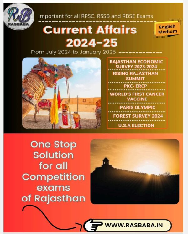 Rajasthan Annual Current Affairs 2024-2025