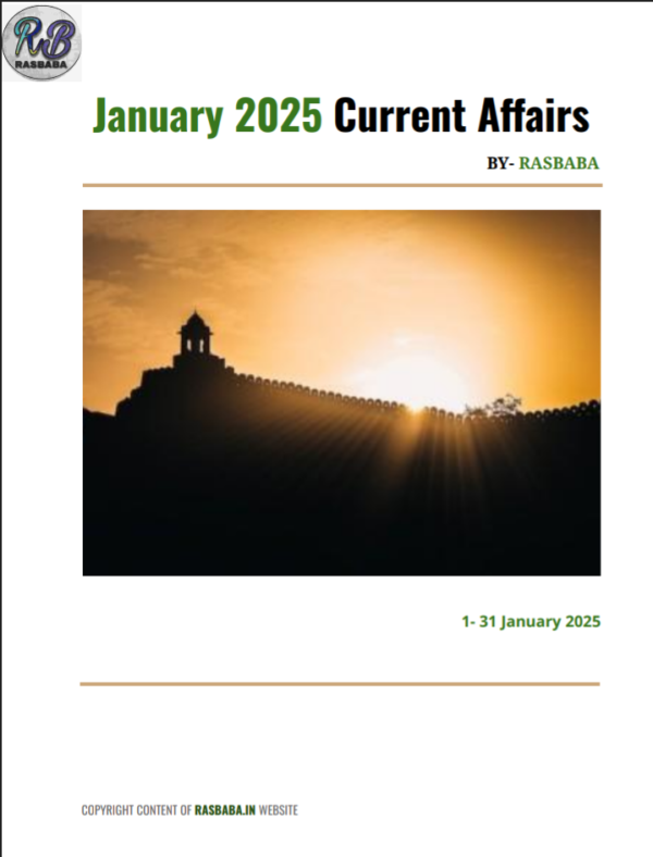 January 2025 Current Affairs in English