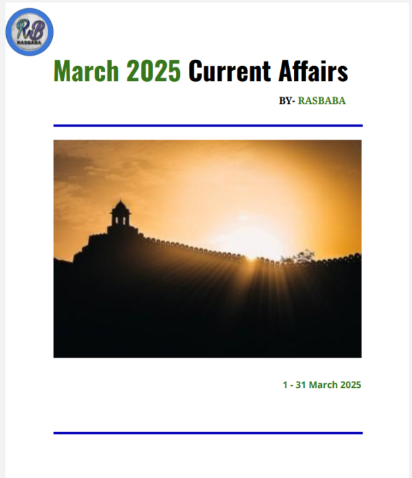 Rajasthan Current Affairs March 2025