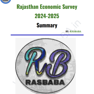 Rajasthan Survey 2024-25 Summary (English)